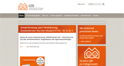 Desktop Screenshot of gfb-gemeinsam-bauen.de