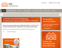 Tablet Screenshot of gfb-gemeinsam-bauen.de